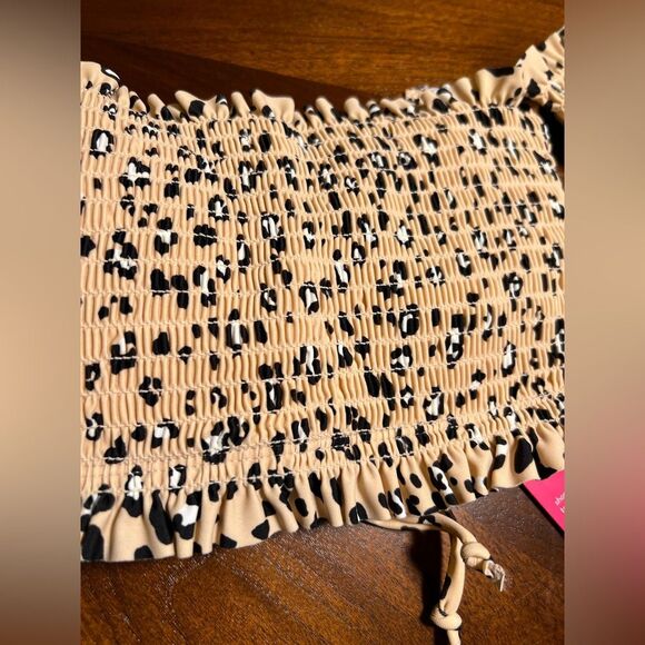 Xhilaration Animal Print Off-Shoulder Bikini Set NWT SMALL - Picture 6 of 9